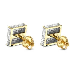 1 Carat Diamond Earrings 14K White Gold Studs -Invicta Jewelry Store 1 carat diamond earrings 14k gold p 47937 backye