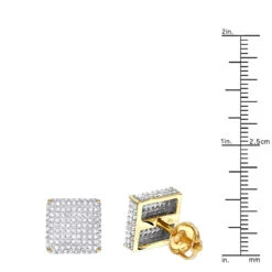 1 Carat Diamond Earrings 14K White Gold Studs -Invicta Jewelry Store 1 carat diamond earrings 14k gold p 47937 rulerye