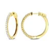 1 Inch Diamond Hoop Earrings 0.86ct 14K Yellow Gold -Invicta Jewelry Store 1 inch diamond hoop earrings 086ct 14k p 44581 ye