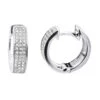 10K White Gold Diamond Hoop Huggie Earrings 0.30ct 1 10K White Gold Diamond Hoop Huggie Earrings 0.30ct -Invicta Jewelry Store 10k diamond hoop huggie earrings 040ct p 1689290070