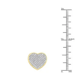 10K White Gold Heart Shaped Diamond Stud Earrings 0.63ct -Invicta Jewelry Store 10k gold heart shaped diamond stud earrings 063ct p 6179 rulerye