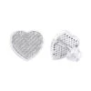 10K White Gold Heart Shaped Diamond Stud Earrings 0.63ct -Invicta Jewelry Store 10k gold heart shaped diamond stud earrings 063ct p 6179 wh