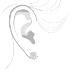 10K Yellow Gold Pave Diamond Stud Earrings 0.5ct -Invicta Jewelry Store 10k pave diamond stud earrings 053ct p 41805 bodwh