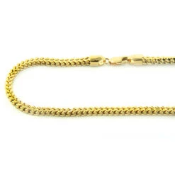 Solid 10K Yellow Gold Franco Chain 26-40in., 3.5mm