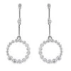 14K White Gold Diamond Circle Earrings 1.38 Ctw. 2 14K White Gold Diamond Circle Earrings 1.38 Ctw. -Invicta Jewelry Store 14 k gold diamond circle earrings 138 ctw p 130 20211114