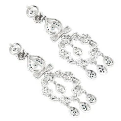14K White Gold Blue Diamond Flower Chandelier Earrings 1.61ct 10 14K White Gold Blue Diamond Flower Chandelier Earrings 1.61ct -Invicta Jewelry Store 14k blue diamond flower chandelier earrings 161ct p 22365 backwh