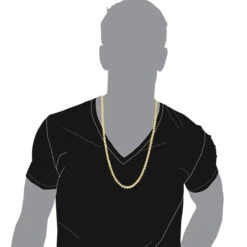 14K Yellow Gold Canary Yellow Diamond Chain For Men Bezel Set Necklace 5.25 Carats -Invicta Jewelry Store 14k canary yellow diamond chain necklace bezel set 525 p 6219 bodye