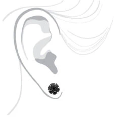 14K Black Plated Gold Cluster Black Diamond Stud Earrings 4.32ct 12 14K Black Plated Gold Cluster Black Diamond Stud Earrings 4.32ct -Invicta Jewelry Store 14k cluster black diamond stud earrings 432ct p 35681 bodbl