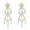 14K Yellow Gold Diamond Chandelier Earrings Blue Topaz 0.55ct 1 14K Yellow Gold Diamond Chandelier Earrings Blue Topaz 0.55ct -Invicta Jewelry Store 14k diamond chandelier earrings blue topaz 055ct p 22335 ye