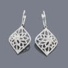 14K White Gold Diamond Filigree Earrings 1.35ct -Invicta Jewelry Store 14k diamond filigree earrings 135ct p 42034