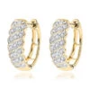 14K Yellow Gold Diamond Hoop Huggie Earrings For Women 0.65ct 1 14K Yellow Gold Diamond Hoop Huggie Earrings For Women 0.65ct -Invicta Jewelry Store 14k diamond hoop huggie earrings 065ct p 35720 ye