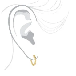 14K Yellow Gold 3/4in Inside Out Yellow Diamond Hoop Earrings 1 Carat By Luxurman 12 14K Yellow Gold 3/4in Inside Out Yellow Diamond Hoop Earrings 1 Carat By Luxurman -Invicta Jewelry Store 14k gold 34in inside out yellow diamond hoop earrings 1 carat by luxurman bodye