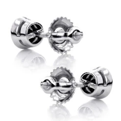 14K White Gold Black Diamond Stud Earrings Bezel Set 0.75ct 11 14K White Gold Black Diamond Stud Earrings Bezel Set 0.75ct -Invicta Jewelry Store 14k gold black diamond stud earrings bezel set 075ct p 6046 backwh