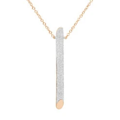 14K Yellow Gold Designer Vertical Diamond Bar Necklace Ladies Pendant With Chain 0.5ct 9 14K Yellow Gold Designer Vertical Diamond Bar Necklace Ladies Pendant With Chain 0.5ct -Invicta Jewelry Store 14k gold designer vertical diamond bar necklace ladies pendant with chain 803215 ro