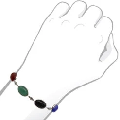 14K White Gold Diamond And Multi Color Scarab Bracelet 0.72ct 13 14K White Gold Diamond And Multi Color Scarab Bracelet 0.72ct -Invicta Jewelry Store 14k gold diamond and multi color scarab bracelet 072ct p 6254 body white