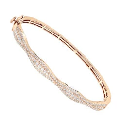 14K White Gold Diamond Bangle Bracelet For Women 1ct By Luxurman 10 14K White Gold Diamond Bangle Bracelet For Women 1ct By Luxurman -Invicta Jewelry Store 14k gold diamond bangle bracelet for women 1ct by luxurman ro