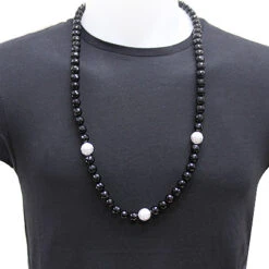 14K White Gold Diamond Bead Necklace 2.25ct Shangri-La 10 14K White Gold Diamond Bead Necklace 2.25ct Shangri-La -Invicta Jewelry Store 14k gold diamond bead necklace 225ct shangri la p 48030bod