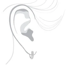 14K White Gold Diamond Huggie Earrings Hoops 1/2ct 13 14K White Gold Diamond Huggie Earrings Hoops 1/2ct -Invicta Jewelry Store 14k gold diamond huggie earrings hoops 047ct p 6036 bodwh