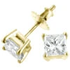 14K Yellow Gold Princess Cut Diamond Studs 0.33ct 1 14K Yellow Gold Princess Cut Diamond Studs 0.33ct -Invicta Jewelry Store 14k gold diamond studs princess cut diamonds 033ct p 5649