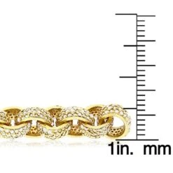 14K Yellow Gold Eternity Diamond Bracelet 8.5ct 10 14K Yellow Gold Eternity Diamond Bracelet 8.5ct -Invicta Jewelry Store 14k gold eternity diamond bracelet 85ct ruler