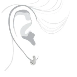 14K White Gold Huggies Small Inside Out Diamond Hoop Earrings 0.7ct 17 14K White Gold Huggies Small Inside Out Diamond Hoop Earrings 0.7ct -Invicta Jewelry Store 14k gold huggies small inside out diamond hoop earrings 07ct body white