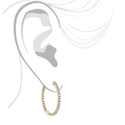 14K Yellow Gold Inside Out Diamond Hoop Earrings For Women By Luxurman 2.1ct 12 14K Yellow Gold Inside Out Diamond Hoop Earrings For Women By Luxurman 2.1ct -Invicta Jewelry Store 14k gold inside out diamond hoop earrings for women by luxurman 21ct bodye