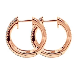 14K White Gold Natural Blue Sapphire And Diamond Huggie Earrings For Women 1ct 15 14K White Gold Natural Blue Sapphire And Diamond Huggie Earrings For Women 1ct -Invicta Jewelry Store 14k gold natural blue sapphire and diamond huggie earrings for women 085ct backro