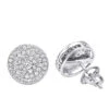 14K White Gold Pave Diamond Earrings For Men & Women 3/4ct Studs Real Diamonds 2 14K White Gold Pave Diamond Earrings For Men & Women 3/4ct Studs Real Diamonds -Invicta Jewelry Store 14k gold pave diamond earrings for men women 34ct studs real diamonds mainwh
