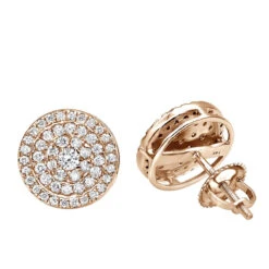 14K White Gold Pave Diamond Earrings For Men & Women 3/4ct Studs Real Diamonds 10 14K White Gold Pave Diamond Earrings For Men & Women 3/4ct Studs Real Diamonds -Invicta Jewelry Store 14k gold pave diamond earrings for men women 34ct studs real diamonds ro