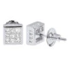14K White Gold Princess Cut Diamond Stud Earrings For Men & Women 1 Carat 1 14K White Gold Princess Cut Diamond Stud Earrings For Men & Women 1 Carat -Invicta Jewelry Store 14k gold princess cut diamond stud earrings 092ct p 5681 20220918