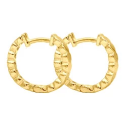 14K Yellow Gold Round Diamond Hoop Huggie Earrings 0.16ct 14 14K Yellow Gold Round Diamond Hoop Huggie Earrings 0.16ct -Invicta Jewelry Store 14k gold round diamond hoop huggie earrings 016ct p 6827 backye