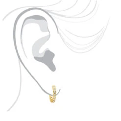 14K Yellow Gold Round Diamond Hoop Huggie Earrings 0.16ct 16 14K Yellow Gold Round Diamond Hoop Huggie Earrings 0.16ct -Invicta Jewelry Store 14k gold round diamond hoop huggie earrings 016ct p 6827 bodye