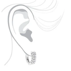 14K Yellow Gold Round Diamond Huggie Earrings 0.44ct -Invicta Jewelry Store 14k gold round diamond huggie earrings 044ct p 6032 bodwh