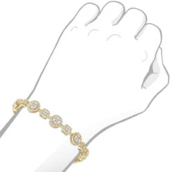 14K White Gold Women's Diamond Bracelet 6 Carat Pave Diamonds By Luxurman 17 14K White Gold Women's Diamond Bracelet 6 Carat Pave Diamonds By Luxurman -Invicta Jewelry Store 14k gold womens diamond bracelet 6 carat pave diamonds by luxurman bodye