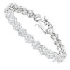 14K White Gold Women's Diamond Cluster Tennis Bracelet 8.25ct 1 14K White Gold Women's Diamond Cluster Tennis Bracelet 8.25ct -Invicta Jewelry Store 14k gold womens diamond cluster tennis bracelet 825ct p 5962 wh