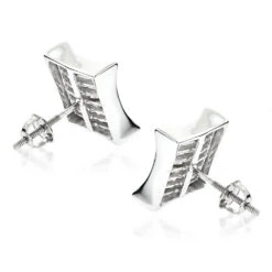 14K White Gold Invisible Set Princess Cut Diamond Stud Earrings For Men And Women 1.25ct Kite Shape 11 14K White Gold Invisible Set Princess Cut Diamond Stud Earrings For Men And Women 1.25ct Kite Shape -Invicta Jewelry Store 14k invisible set princess cut diamond earrings 125ct p 97 backwh 1