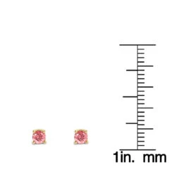 14K Yellow Gold Pink Diamond Stud Earrings 0.2ct 13 14K Yellow Gold Pink Diamond Stud Earrings 0.2ct -Invicta Jewelry Store 14k pink diamond stud earrings 020ct p 35699 rulerye