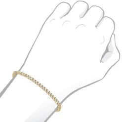 14K White Gold Round Diamond Tennis Bracelet For Women 3.55ct With 4 Prong Setting 21 14K White Gold Round Diamond Tennis Bracelet For Women 3.55ct With 4 Prong Setting -Invicta Jewelry Store 14k round diamond tennis bracelet 355ct p 22423 bodye