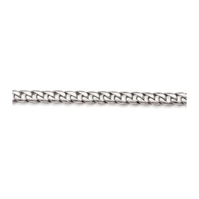 Solid 14K White Gold Miami Cuban Link Chain 8mm, 20in - 40in 3 Solid 14K White Gold Miami Cuban Link Chain 8mm, 20in - 40in