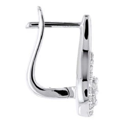 14K White Gold Swirl Diamond Earrings For Women 0.75ct 10 14K White Gold Swirl Diamond Earrings For Women 0.75ct -Invicta Jewelry Store 14k swirl diamond earrings 075ct p 22553back