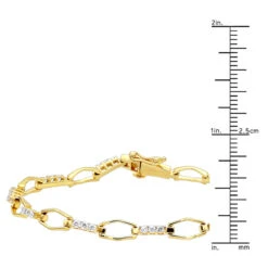 14K White Gold Round Diamond Bracelet For Women 1 Carat 14 14K White Gold Round Diamond Bracelet For Women 1 Carat -Invicta Jewelry Store 14k two tone gold round diamond bracelet 125ct p 6304 rulerye