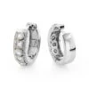 14K White Gold Unique Huggie Diamond Earrings 0.77ct 1 14K White Gold Unique Huggie Diamond Earrings 0.77ct -Invicta Jewelry Store 14k unique huggie diamond earrings 077ct p 22348 wh