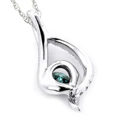 14K White Gold Ladies Blue Diamond Necklace 0.35ct La Minor 10 14K White Gold Ladies Blue Diamond Necklace 0.35ct La Minor -Invicta Jewelry Store 14k white gold ladies blue diamond necklace 035ct la minor 2