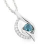 14K White Gold Ladies Blue Diamond Necklace 0.35ct La Minor 1 14K White Gold Ladies Blue Diamond Necklace 0.35ct La Minor -Invicta Jewelry Store 14k white gold ladies blue diamond necklace 035ct la minor wh