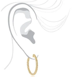 14K Yellow Gold Yellow Diamond Hoop Earrings 2 Carats Inside Out Design By Luxurman 12 14K Yellow Gold Yellow Diamond Hoop Earrings 2 Carats Inside Out Design By Luxurman -Invicta Jewelry Store 14k yellow diamond hoop earrings 2 carats inside out design by luxurman bodye