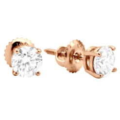 14K Yellow Gold Diamond Stud Earrings Round Cut 1.50ct 9 14K Yellow Gold Diamond Stud Earrings Round Cut 1.50ct -Invicta Jewelry Store 14k yellow gold diamond stud earrings round cut 150ct p 5637 rose