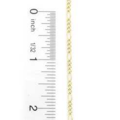 Men's 14K Yellow Gold Figaro Chain 2.5mm 22-24in 9 Men's 14K Yellow Gold Figaro Chain 2.5mm 22-24in -Invicta Jewelry Store 14k yellow gold figaro chain 25mm 22 24in 3