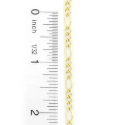 14K Yellow Gold Figaro Chain For Men 4.5mm 22-24in 9 14K Yellow Gold Figaro Chain For Men 4.5mm 22-24in -Invicta Jewelry Store 14k yellow gold figaro chain 45mm 22 24in 3