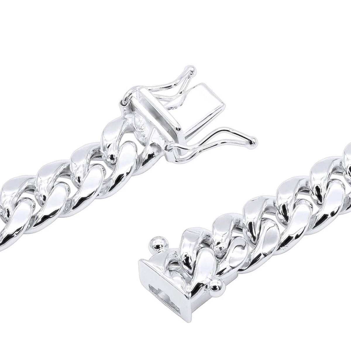 Men's 14K Yellow Gold Miami Cuban Link Curb Chain 8mm Wide 22in-40in Long 6 Men's 14K Yellow Gold Miami Cuban Link Curb Chain 8mm Wide 22in-40in Long - Image 4