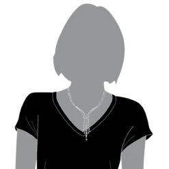 18K White Gold Antique Style Ladies Diamond Necklace Round Baguette Pear Diamonds 12 18K White Gold Antique Style Ladies Diamond Necklace Round Baguette Pear Diamonds -Invicta Jewelry Store 18k gold antique style ladies diamond necklace round baguette pear diamonds bodwh